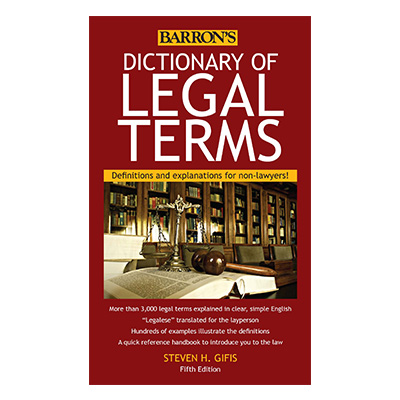 Dictionary of Legal Terms for Wisconsin Notaries