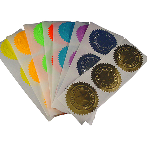 Self-adhesive Wisconsin Foil Notary Seals