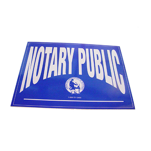 Wisconsin Notary Public Decals
